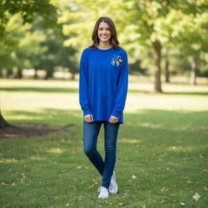 Vintage Disney Store Womens Size XXL Winnie the Pooh Piglet Embroidered Shirt